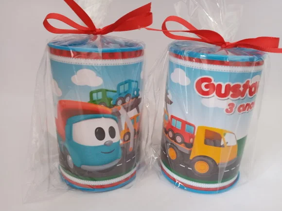 Cofrinho Personalizado Leo e o Caminhão