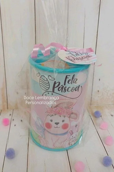 Cofrinho Personalizado Páscoa Embalados