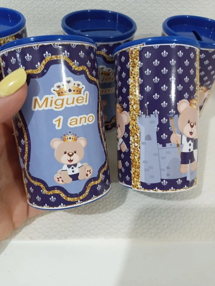 Cofrinho Personalizado Urso Principe