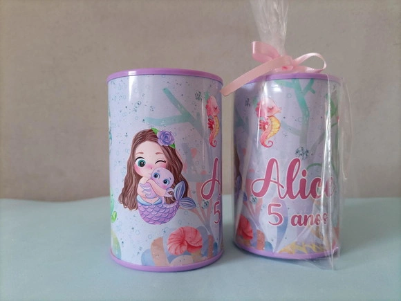 Cofrinho Personalizado Sereia