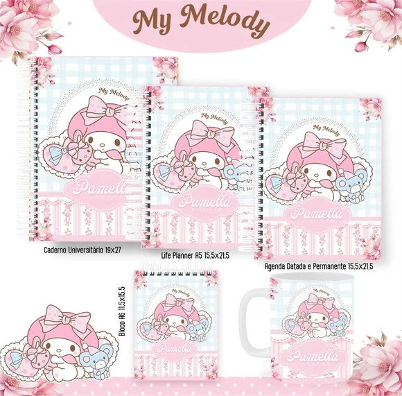 Combo de Capas Volta Ás Aulas May Melody Png/ pdf