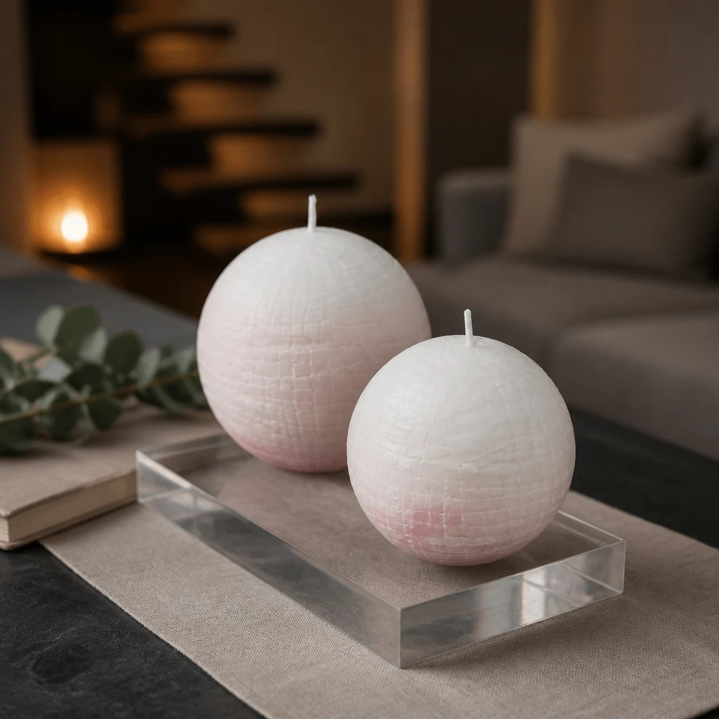 Conjunto Velas Decorativas de Bolas