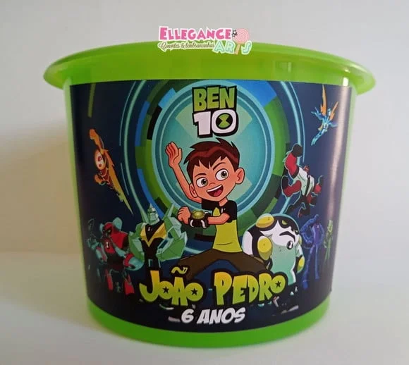Balde de Pipoca Ben 10