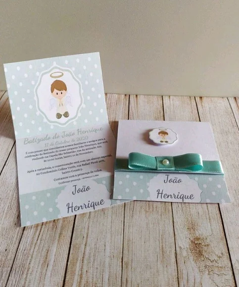 Convite Batizado Personalizado