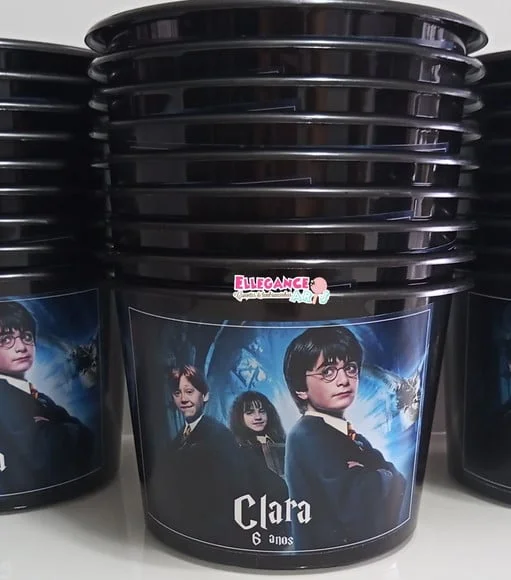 Balde de Pipoca Harry Potter