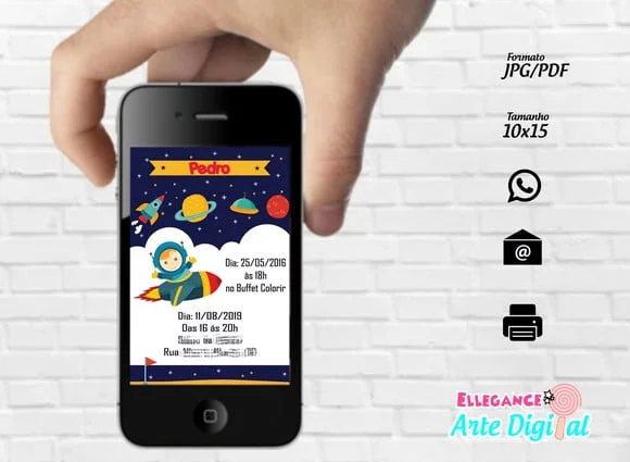Convite Digital Astronauta