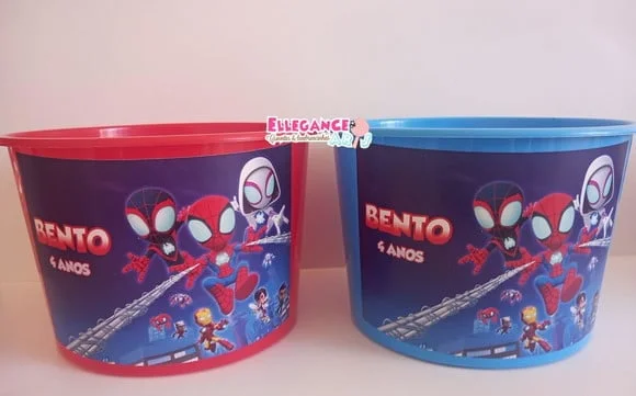 Balde de Pipoca Spidey e Seus Amigos Espetaculares