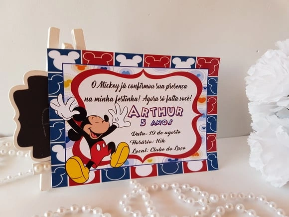 Convite Mickey