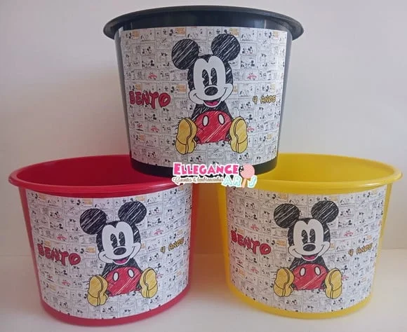 Balde de Pipoca Mickey