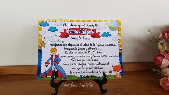 Convite o pequeno principe