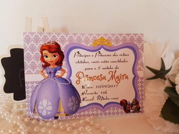 Convite Princesa Sophia
