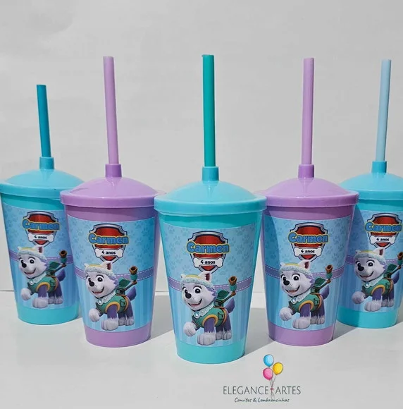 Copo Twister 400ml Everest Patrulha Canina