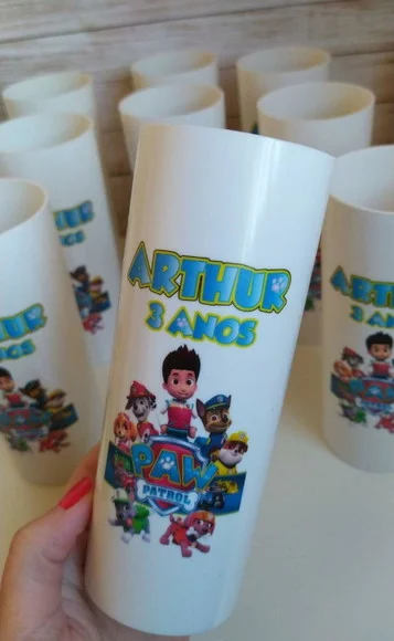 Copo Long drink Patrulha Canina