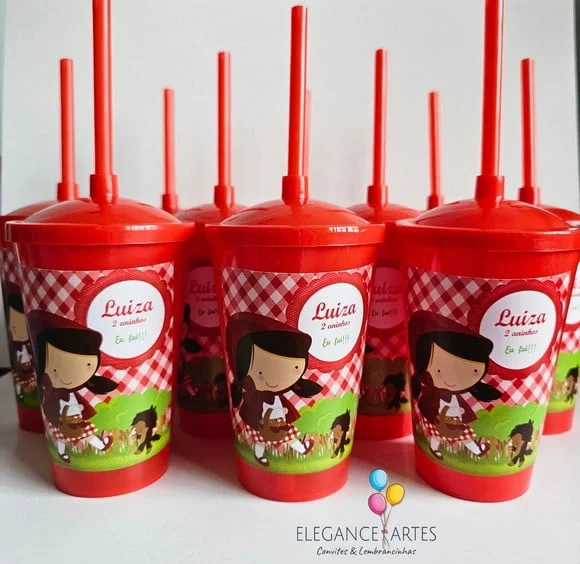 Copo Twister 400ml Chapeuzinho Vermelho