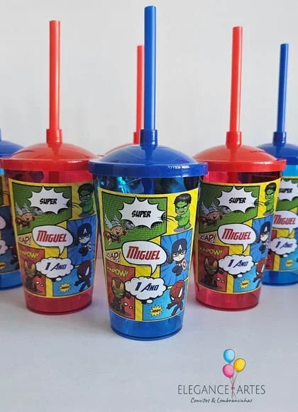 Copo Twister 400ml os Vingadores Baby