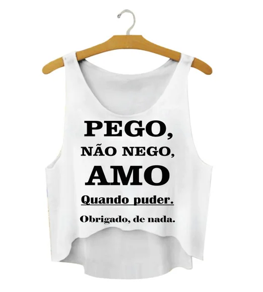 Cropped Carnaval Pego Não Nego