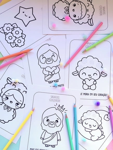 Desenhos para Colorir Páscoa