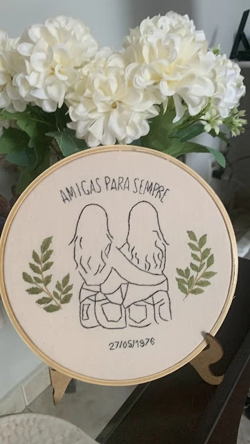 Dia das Mães 2026 - Mãe e Filha - Bordado Livre