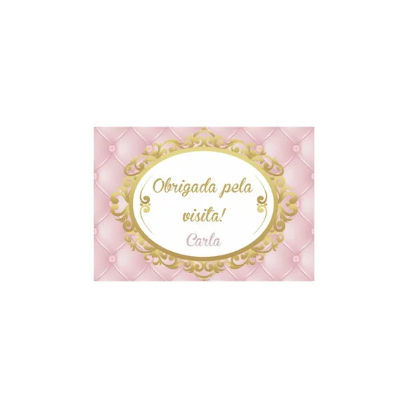 Tag Lembrancinha Maternidade Personalizada
