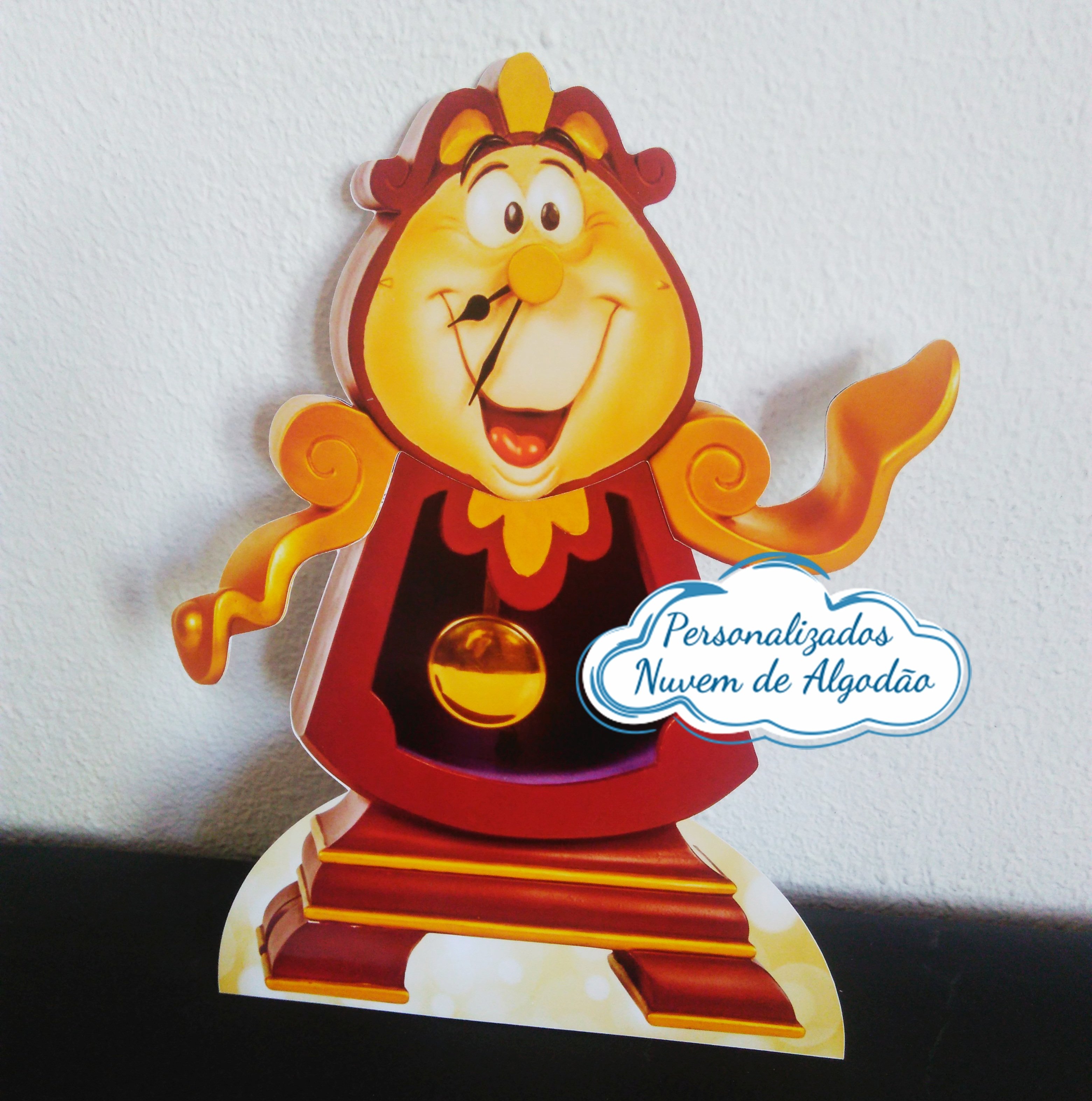 Display de mesa Bela e a Fera 27cm - Relógio