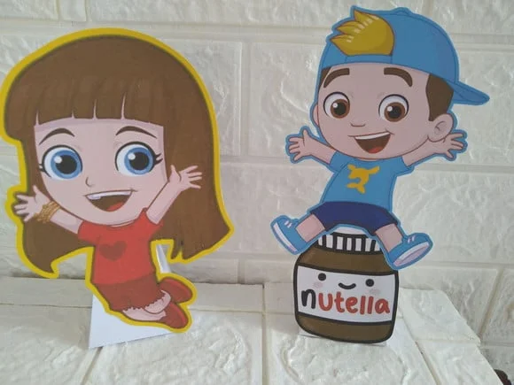 Display de Mesa Enfeite de Mesa Lucas Neto Aniversário Festa