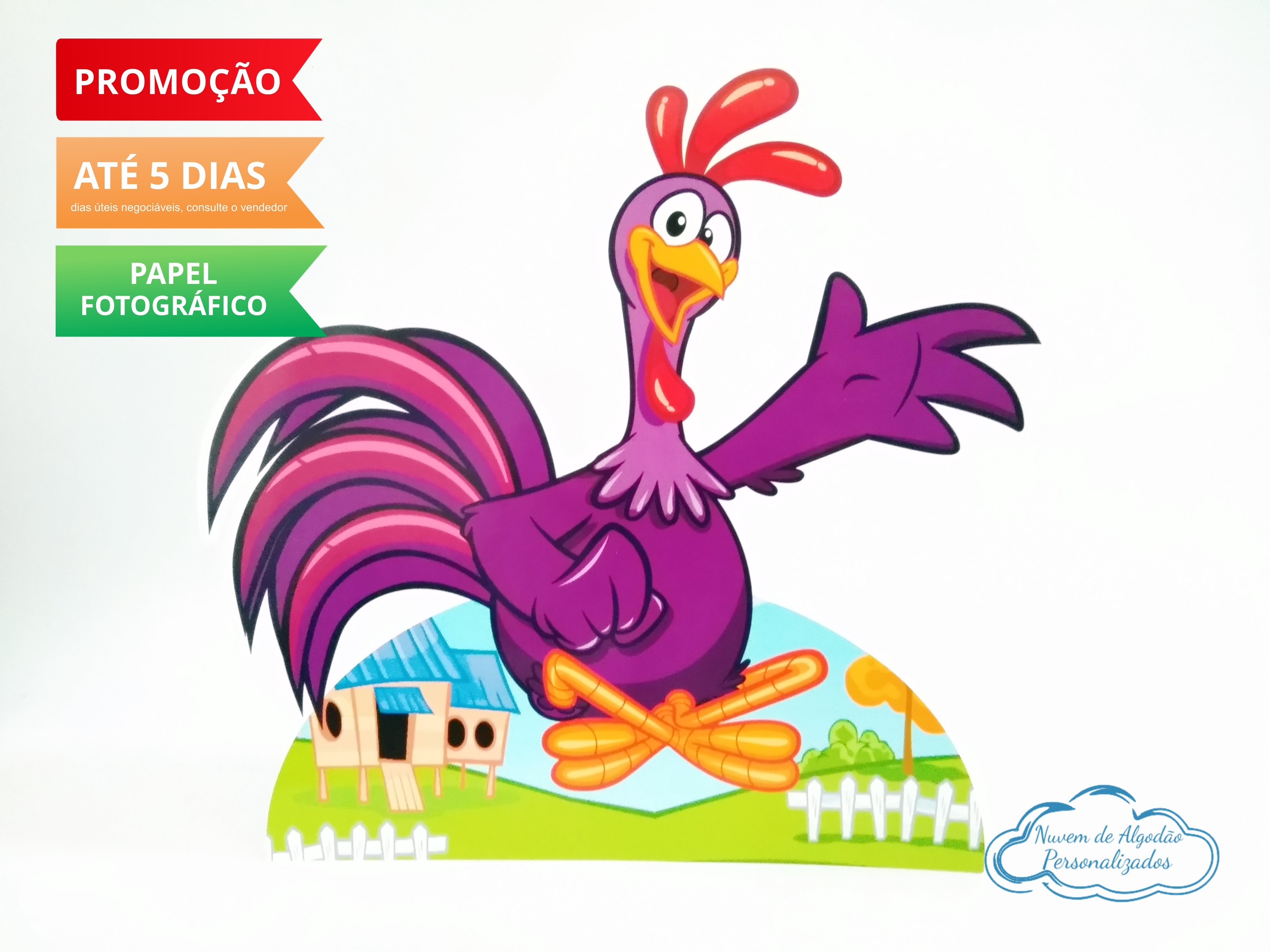 Display de mesa Galinha Pintadinha 27cm - Galo