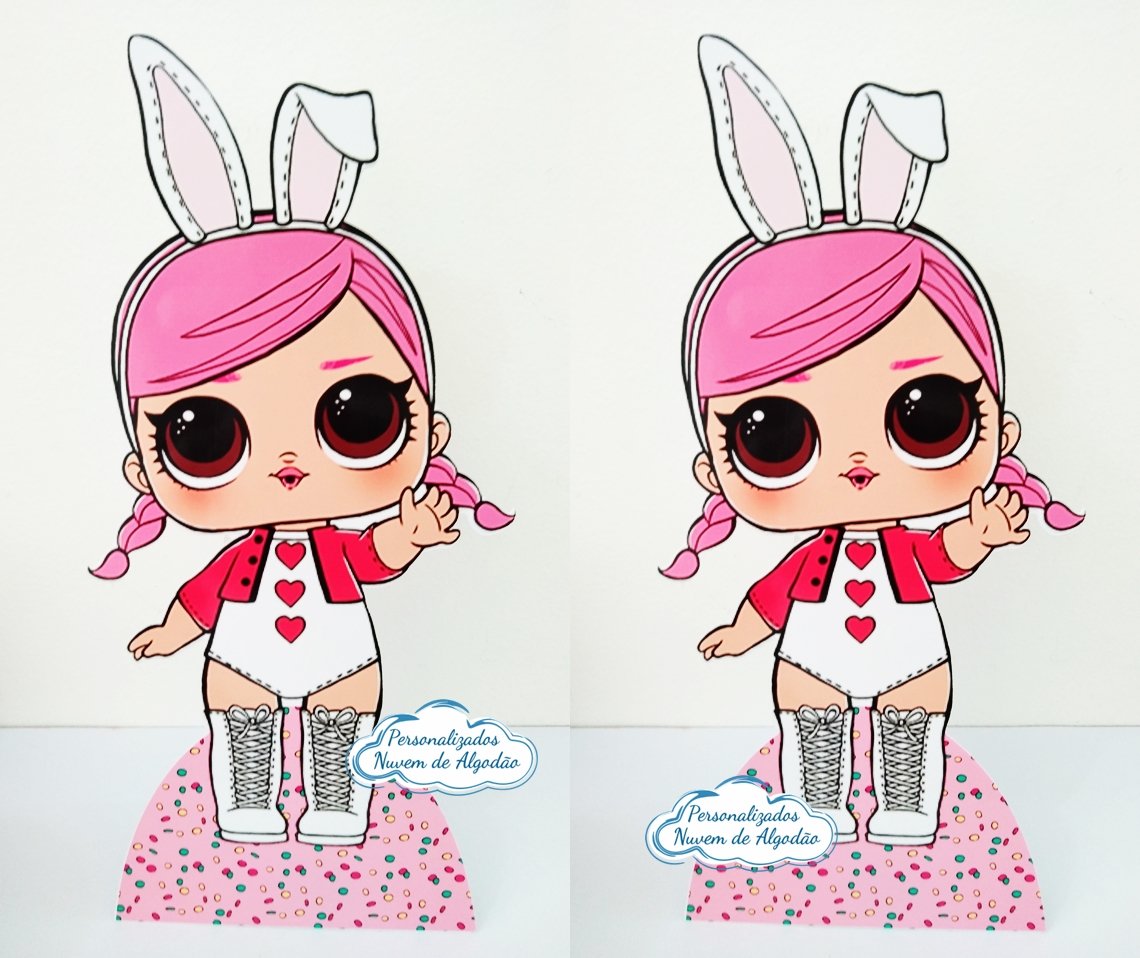 Display de mesa Lol Surprise 27cm - Coelhinha