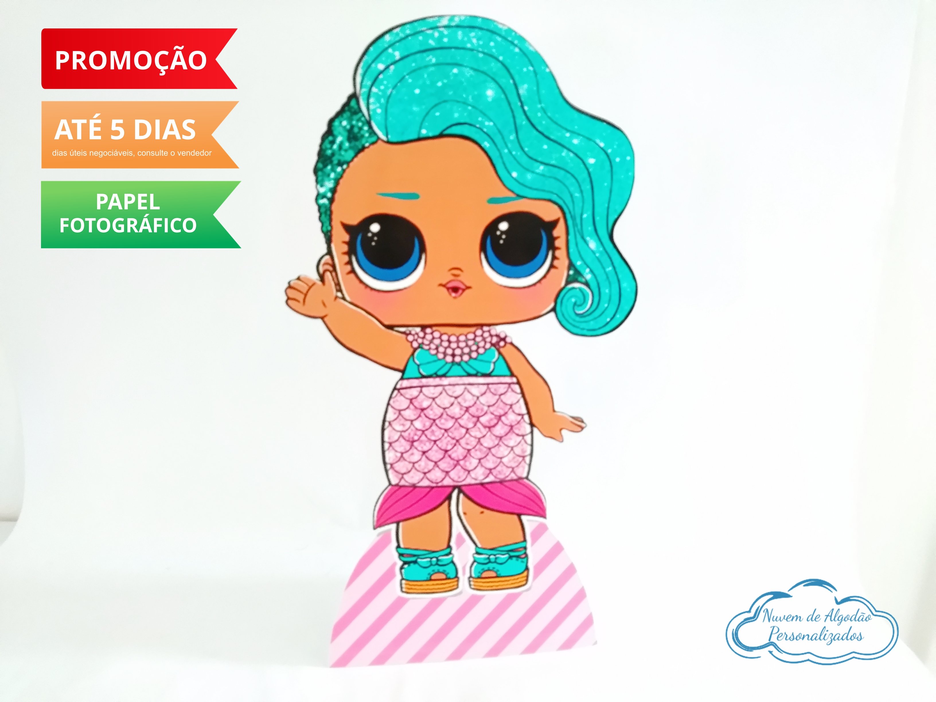 Display de mesa Lol Surprise 27cm - Sereia
