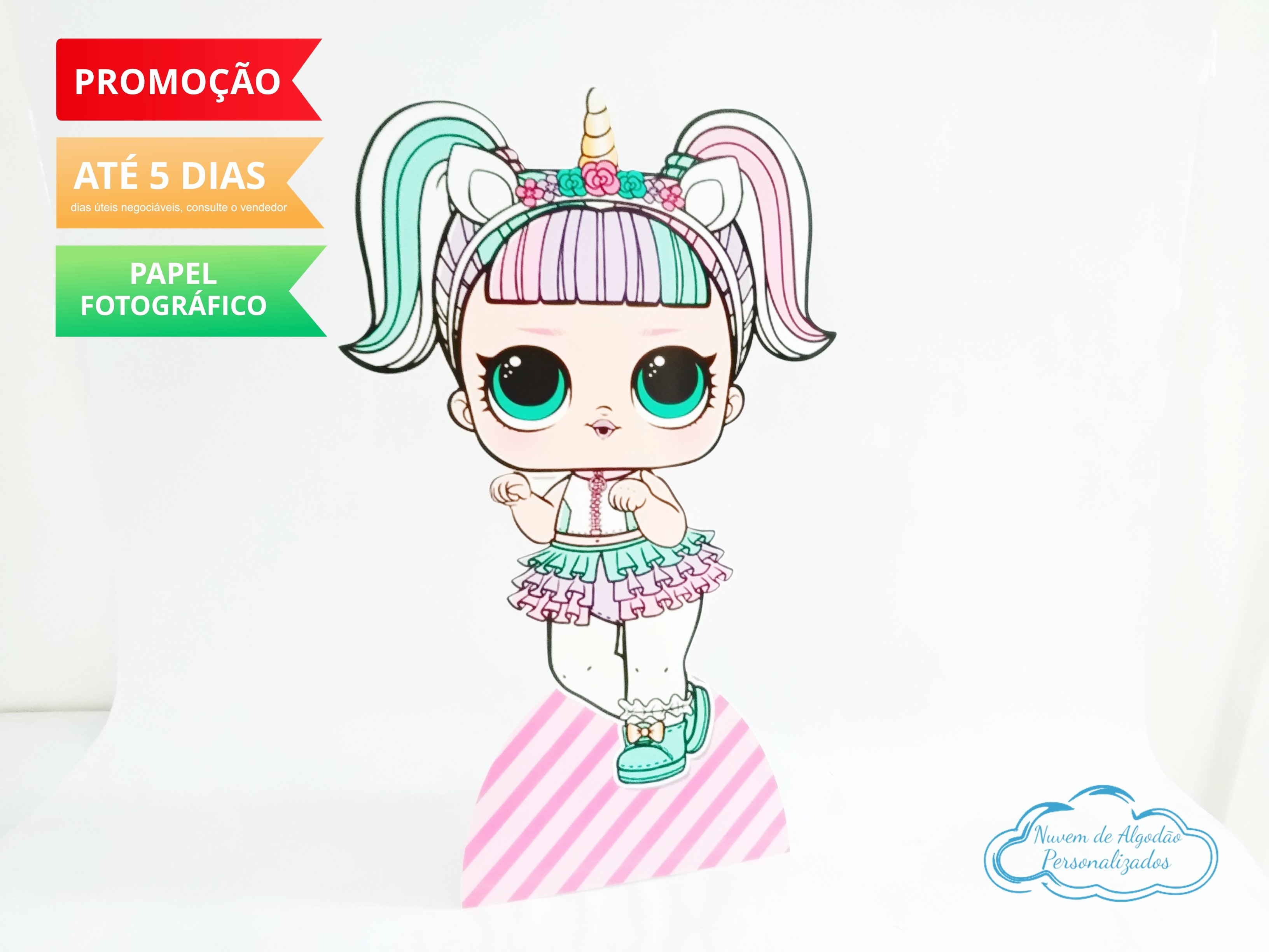 Display de mesa Lol Surprise 27cm - Unicórnio