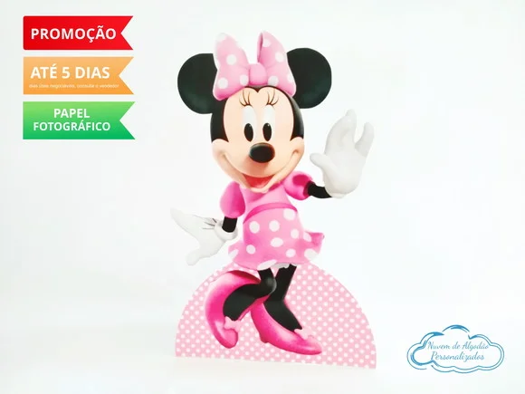 Display de Mesa Minnie Rosa