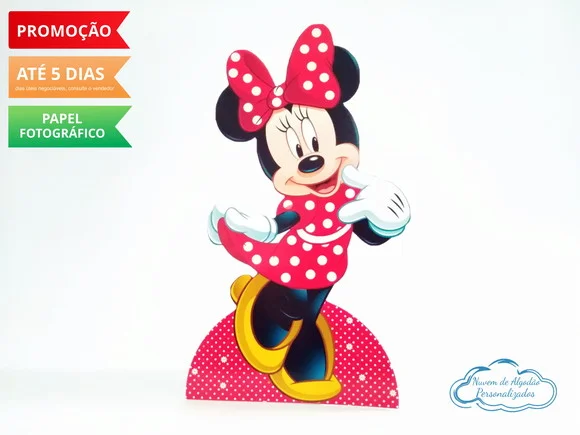 Display de mesa Minnie Vermelha