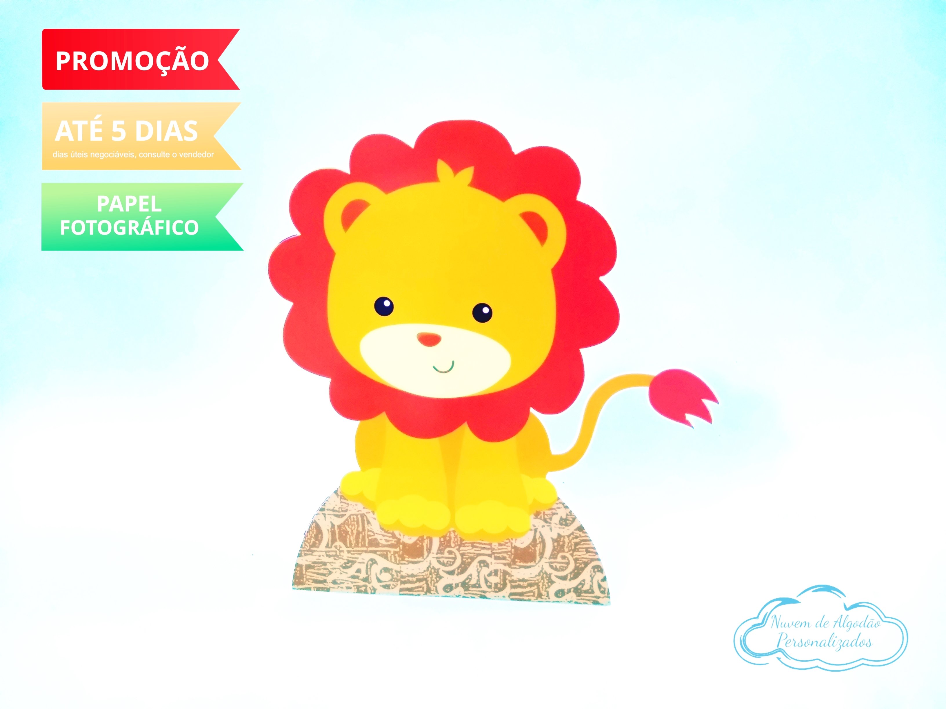 Display de mesa Safari 27cm - Leão