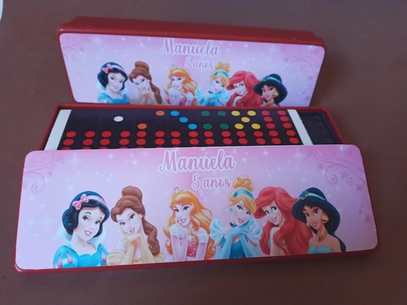 Domino Personalizado Princesas e Principes Disney
