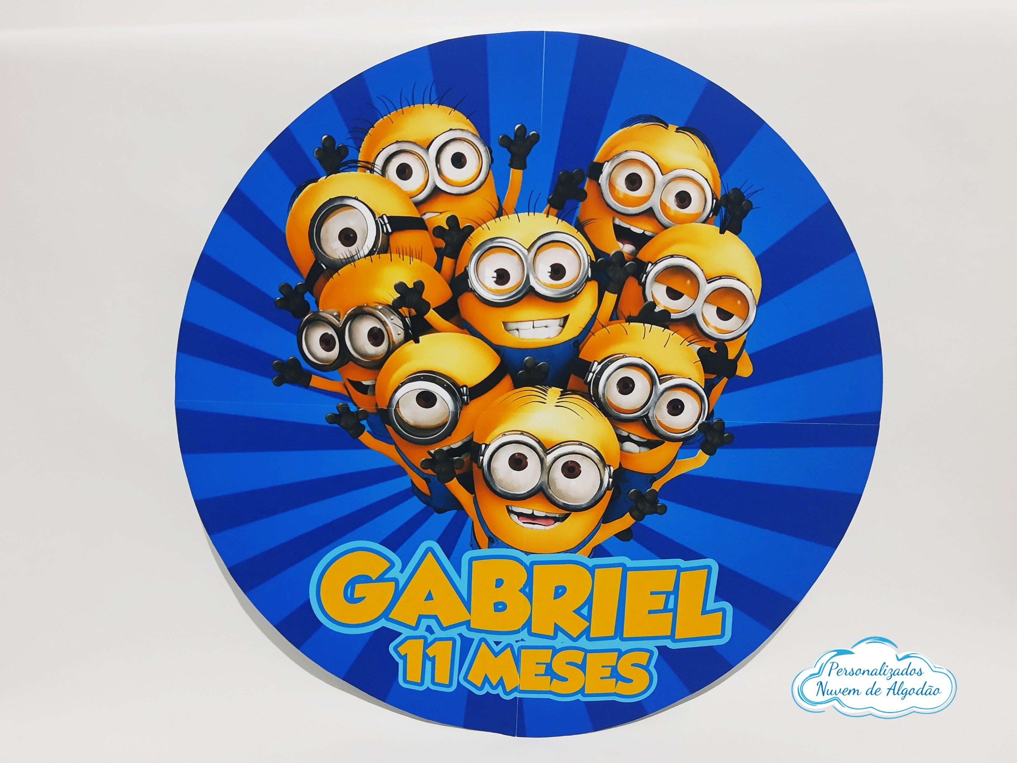 Elipse 55x55cm minions