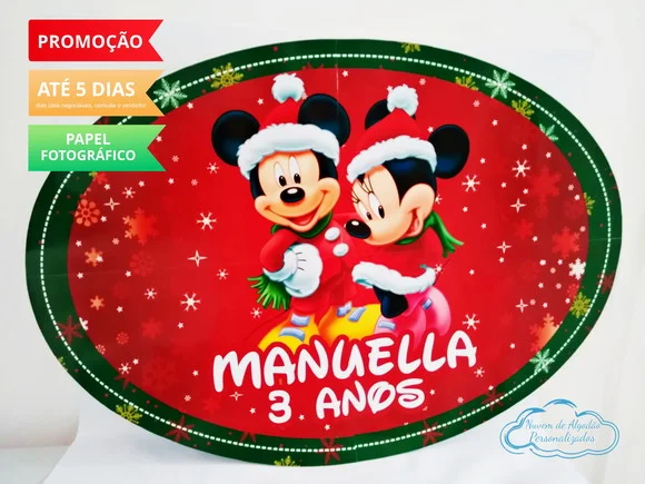 Elipse Natal do Mickey 55x40