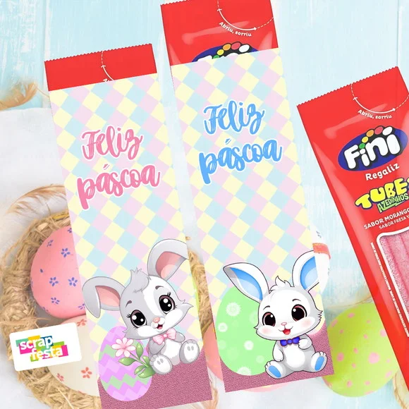 Embalagem Personalizada Fini Lembrancinha Festa Páscoa