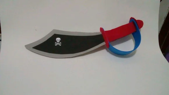Espada Pirata em Eva