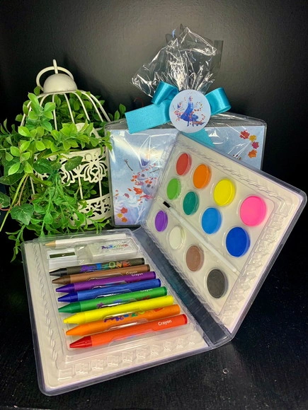 Estojo de Pintura Aquarela Frozen