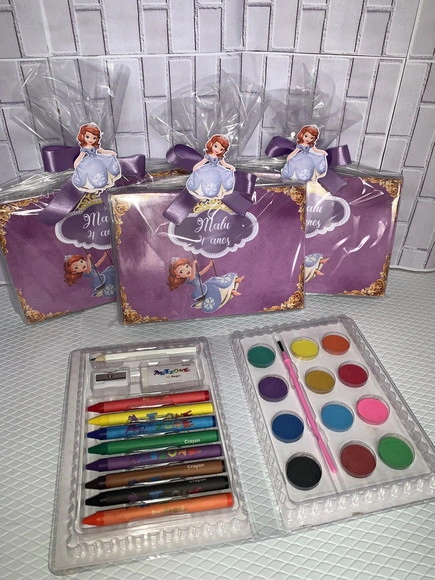 Estojo de Pintura Aquarela Princesa Sofia