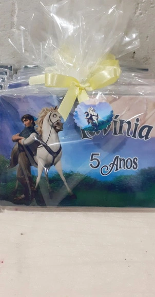 Estojo de Pintura Aquarela Rapunzel