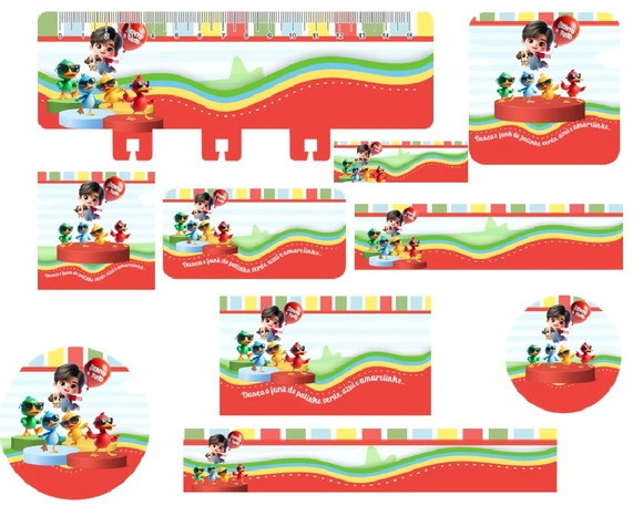 Etiqueta Escolar Digital Bento e Totó