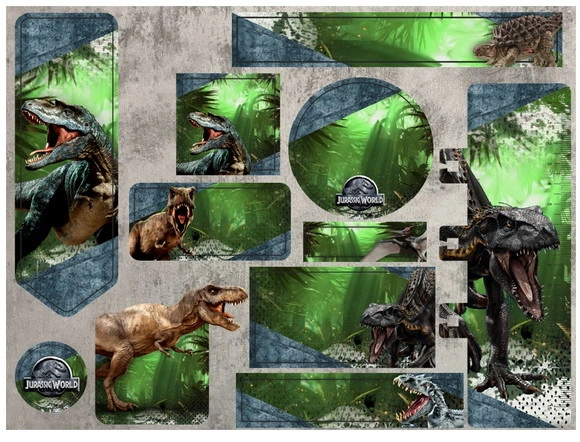 Etiqueta Escolar Juassic Dinossauro