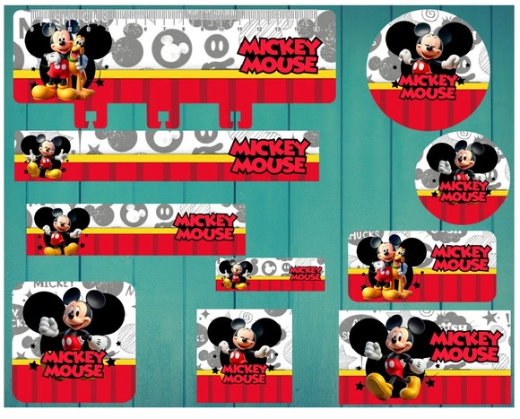 Etiqueta Escolar Mickey
