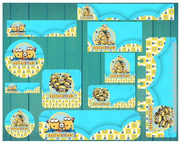Etiqueta Escolar Minions