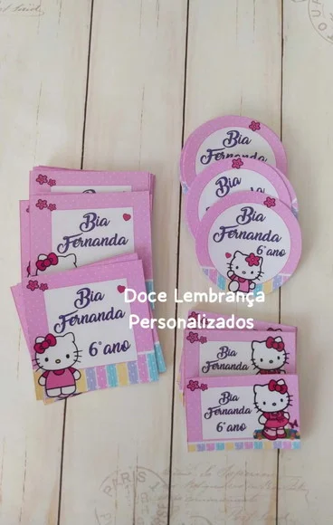 Etiqueta Escolar Personalizada Hello Kit