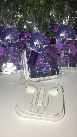 Fone de Ouvido Convite Personalizado 15 Anos