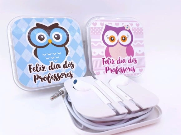 Fone de Ouvido Dia dos Professores Presente