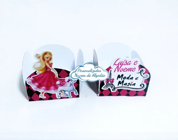 Forminha de doces - Barbie Paris