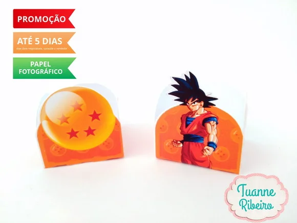 Forminha de doces - Dragon Ball Z
