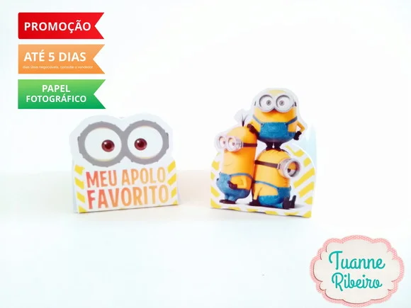 Forminha de doces - Minions